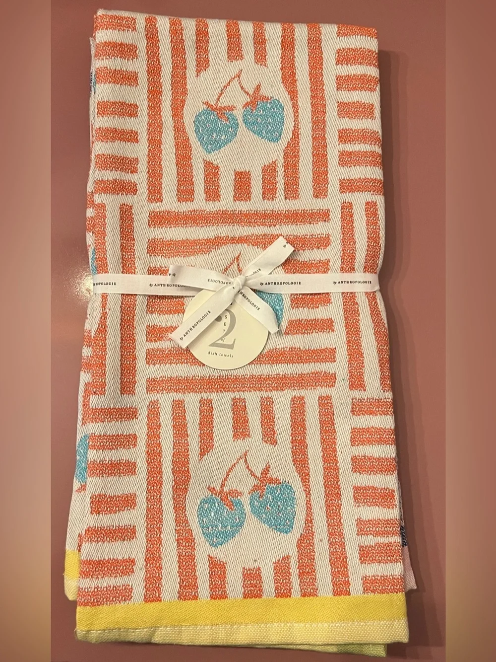 Anthropologie Lotta Dish Towel, Set of 2